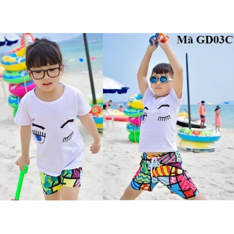 Nơi bán Bộ đồ đi biển trẻ em GD03C