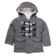 Cập Nhật Giá Boy Duffle Fleece Warm Hooded Coat Grey – intl   uebfashion