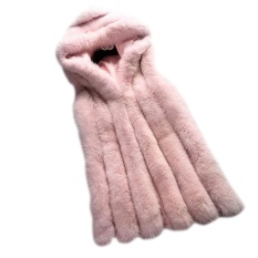 Địa Chỉ Bán Cyber TOP SALE Women Winter Fashion Hooded Sleeveless Solid Warm Faux Fur Vest Coat Outerwear( Pink ) – intl   Happydeal365