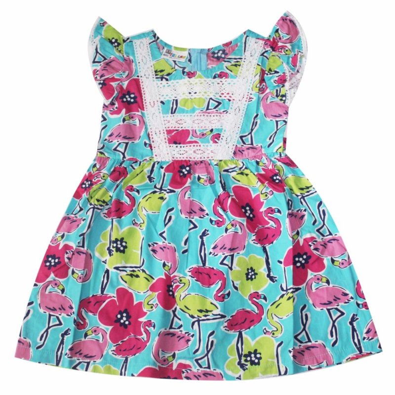 Nơi bán Đầm xòe cotton cho bé gái 2-9 tuổi DBG070