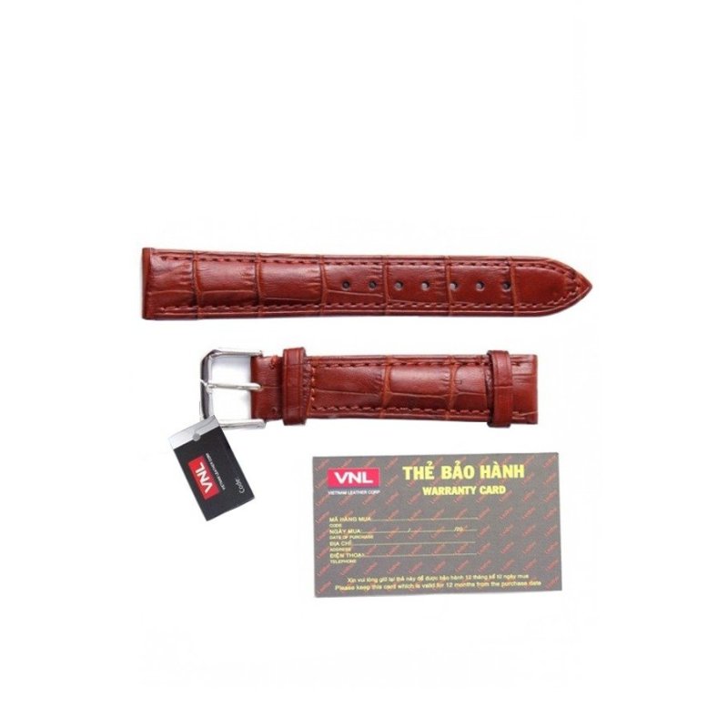 Dây đồng hồ da thật Da Giày Việt Nam VNLZ1L0ZL9 (Nâu) bán chạy