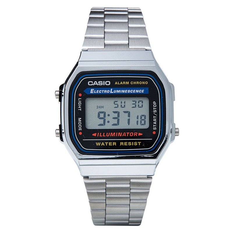 Nơi bán Đồng hồ nam dây thép không gỉ Casio A168WA-1WDF (Bạc)