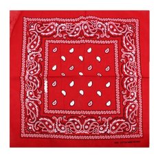 Tìm hiểu về Fang Fang Square Paisley Bandanas Cotton Head Wrap Scarf Wristband (Red) – intl  