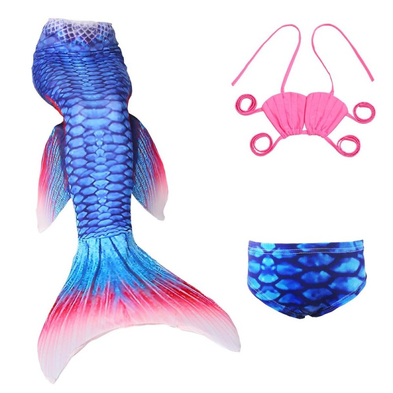 Nơi bán Fin Mermaid Tail Monofin - Swimmable Tail Kids Girls Women Swimming Costumes JP36(140) - intl