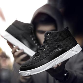 Giày Cao Cổ Sneakers Cao Cấp - Pettino B002 (đen) May 2018 - 2 Giày Cao Cổ sneakers Cao Cấp - Pettino B002 (đen) - 2
