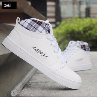 Giày cổ cao thời trang nam ZANI ZN5822W-Trắng  