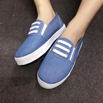 Giày Slip On 3 Dây Nữ CS1406 (Xanh Nhạt) May 2018 - 4 Giày Slip On 3 dây nữ CS1406 (Xanh nhạt) - 4