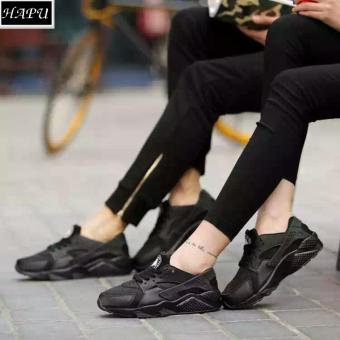 Giày sneaker cặp đôi nam nữ siêu hot - HAPU - HRC003 (full đen)  