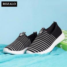 Giảm Giá Giày Sneaker thể thao nữ Rozalo RWG6615B-Đen   ROZALO