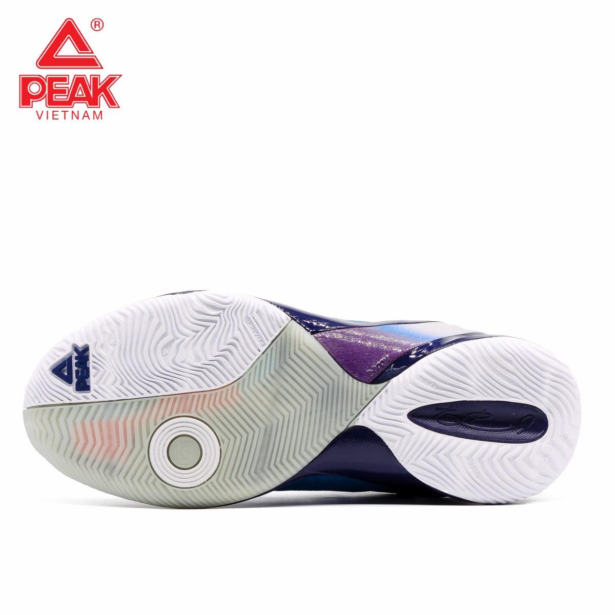 Giày thời trang bóng rổ nam Peak Tony Parker V E73323A – Xanh Đỏ