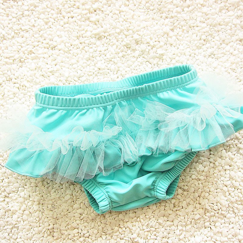 Nơi bán Girl Swimwear Cute Girls Shorts Children Baby Swim Trunks- Blue - intl