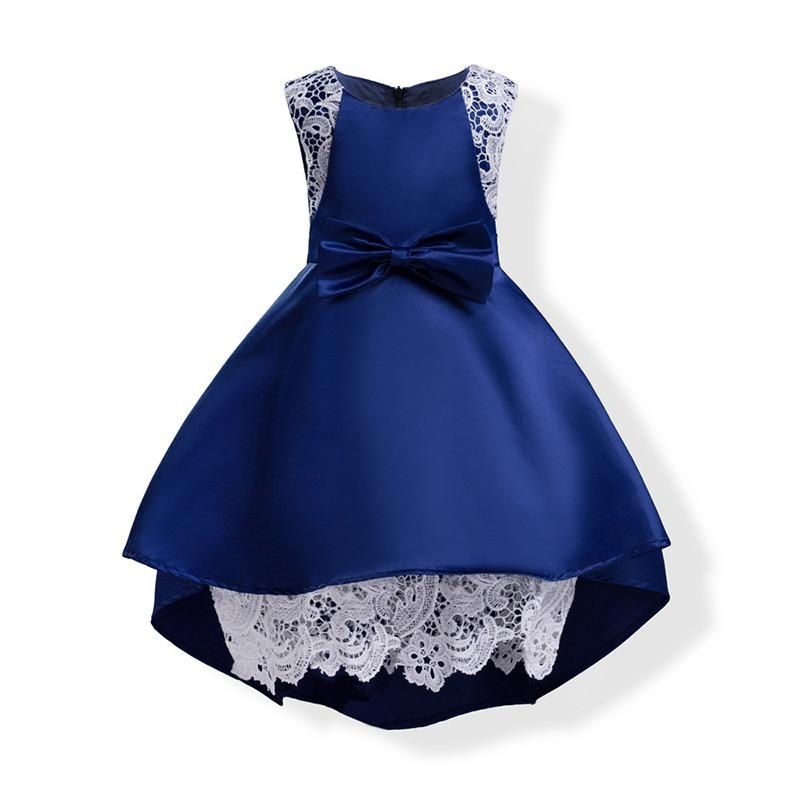 Nơi bán Girls Europe and the United States Princess Dress Formal Dress - Dark Blue - intl