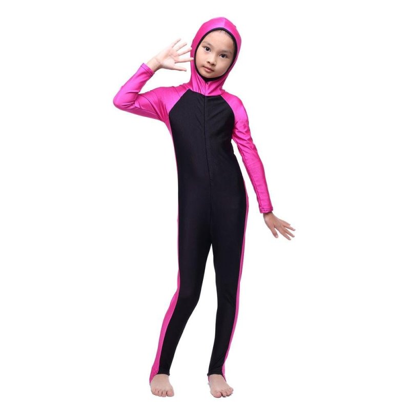 Nơi bán Kids Muslim Swimwear Islamic Girls Beachwear Full Coverage Modest Bathing Suits - intl