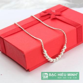 Lắc Chân Bạc Hiểu Minh Lc024 (Bạc) May 2018 - 2 Lắc chân Bạc Hiểu Minh Lc024 (Bạc) - 2