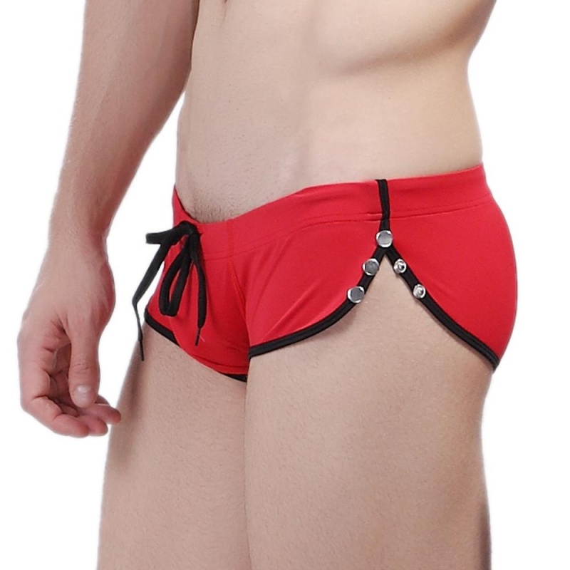 Nơi bán Men Tether Underwear Boxer Shorts Trunks Slacks Men Shorts Swimming Pants RD/S - intl