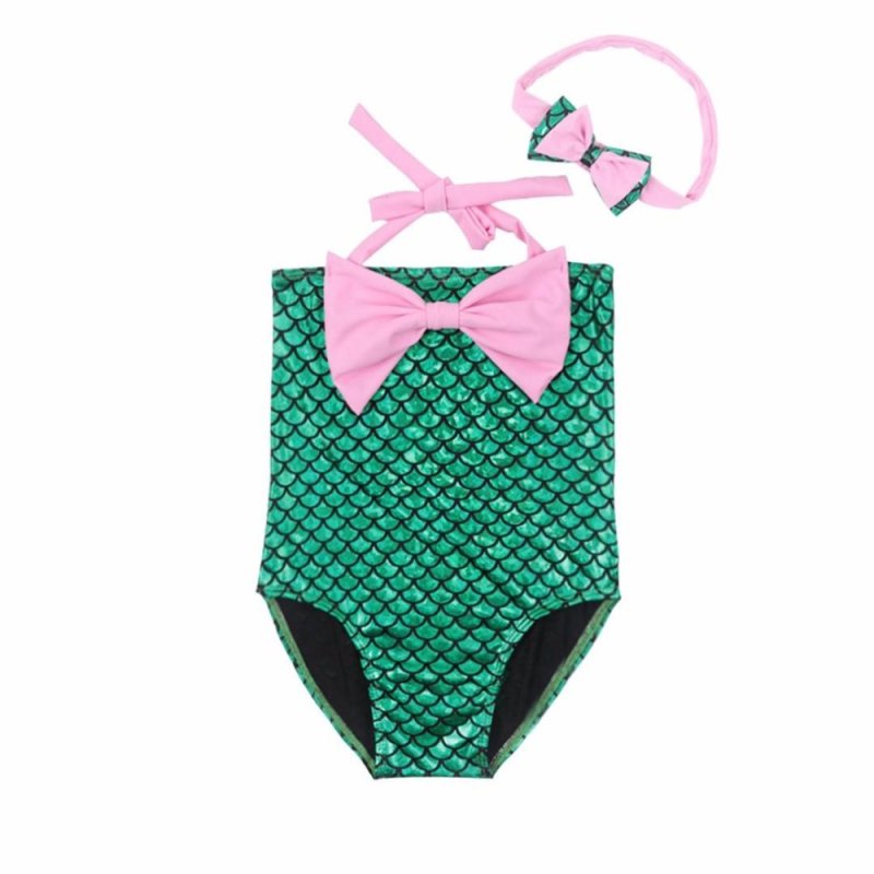 Nơi bán Mermaid Swimwear Fashion Children Swimsuit Girl Underwear - Green - intl