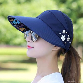 Mũ nón nữ chống nắng Rozalo RWM5810XD (Xanh Đen)  