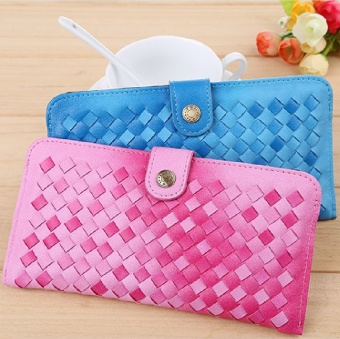 Premium PU Leather Multifunctional Fashion Women Wallet - intl