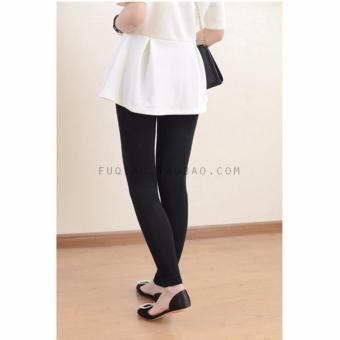 Quần Nữ Legging Thun Cotton Xanh Đen W877DEN May 2018 - 4 Quần Nữ Legging Thun Cotton Xanh Đen W877DEN - 4