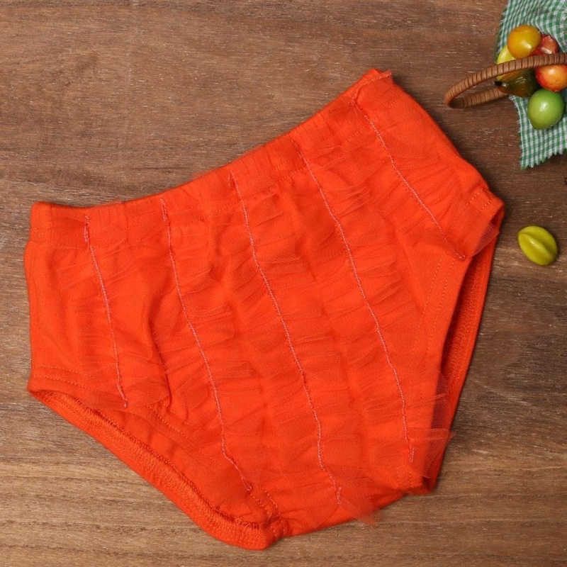 Nơi bán topsellers365 Stylish for Baby Kids Girls Underwear Briefs Panties Mesh Bowknot Bikini Bottom ( Orange ) - intl