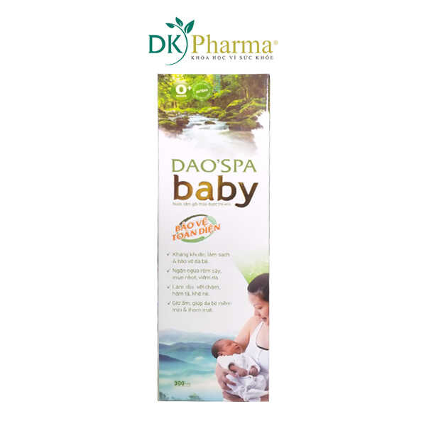 Nước tắm gội thảo dược cho bé Daospa Baby - Dung tích 150ml:5096