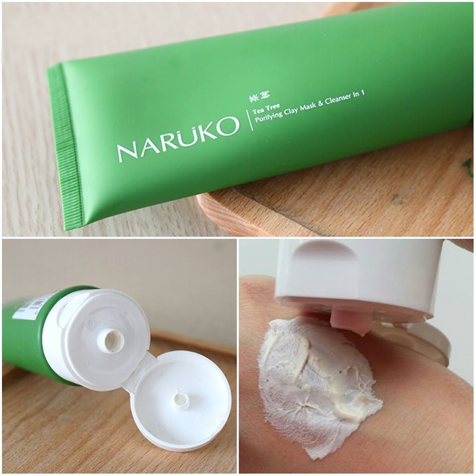 Sữa rửa mặt dạng bùn Trà tràm – Naruko Tea Tree Purifying Clay Mask and  Cleanser in 1 (120g) | Lazada.vn