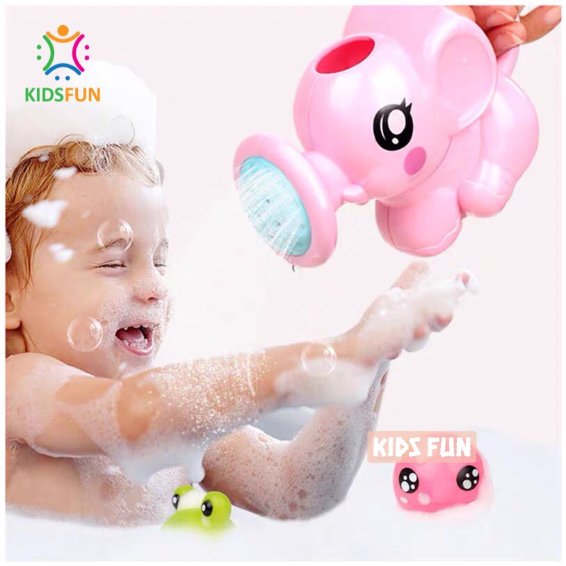 Đồ chơi mùa hè, đồ chơi bồn tắm cho trẻ em từ 1 tuổi trở lên, đồ chơi nhà tắm rót nước hình con voi ngộ nghĩnh nhựa ABS cao cấp 3