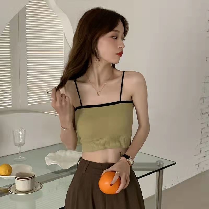 Han edition sports girl underwear female students show chest be small condole belt wrapped chest exposed them proof vest that wipe a bosom to wear outside 16