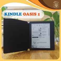 [FreeshipMAX] Máy đọc sách Kindle Oasis 1 (8th) màn hình 6’’ 300PPI có phím lật trang, Bluetooth, Audible, kèm Cover kiêm sạc pin – Leather Charging