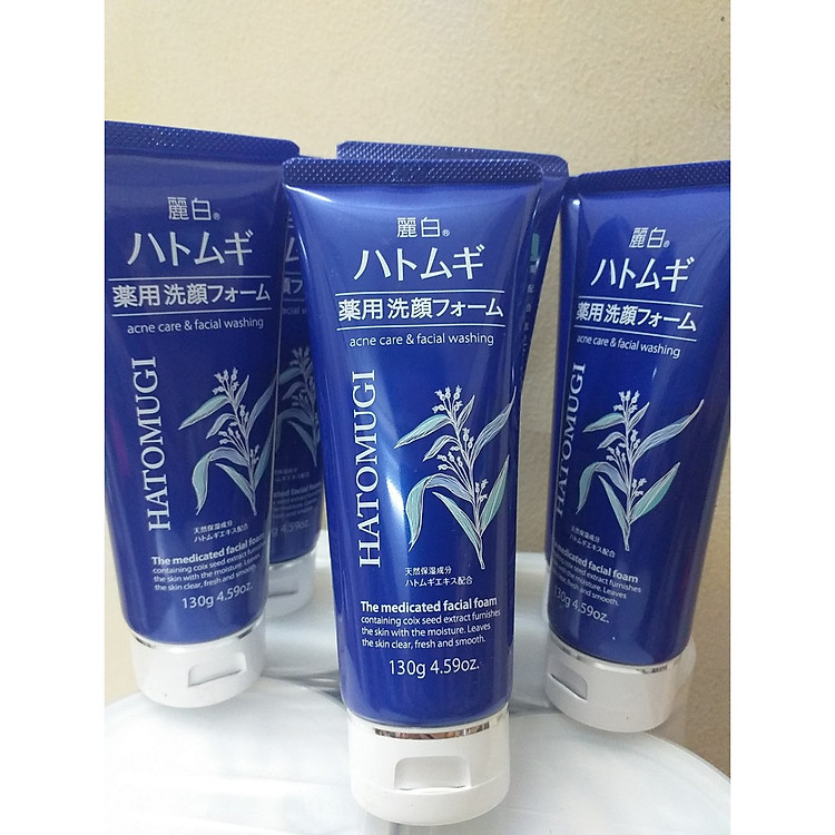 sua rua mat hatomugi the medicated facial foam 4