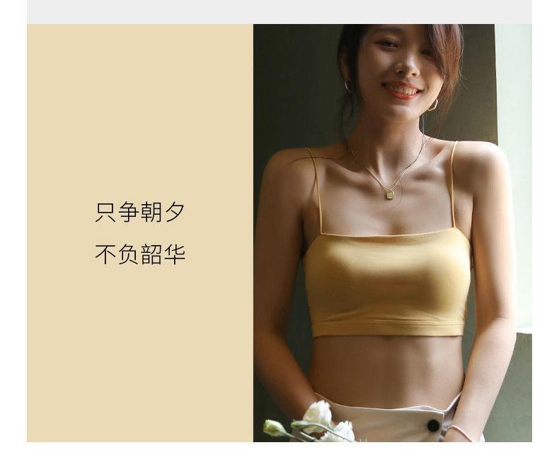 Beautiful female underwear summer thin section within the small condole take back one of the type that wipe a chest exposed render proof vest strapless bra 18