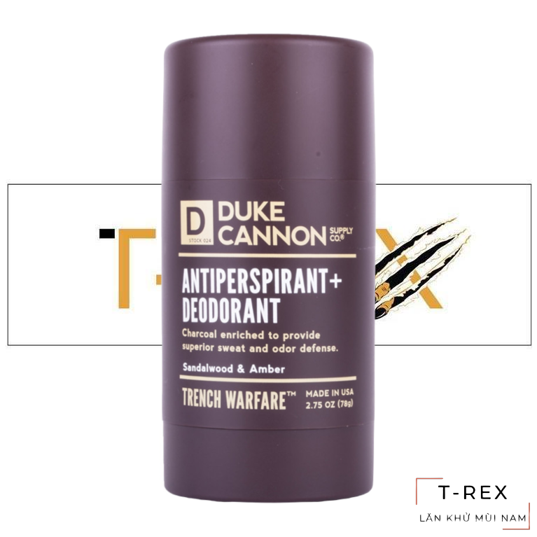 Lăn Sáp Khử Mùi Nam Duke Cannon Sandalwood & Amber Antiperspirant & Deodorant 78G ( Cam Kết Hàng Chính Hãng , Không Ảnh Hưởng Sức Khoẻ Người Dùng ) 1