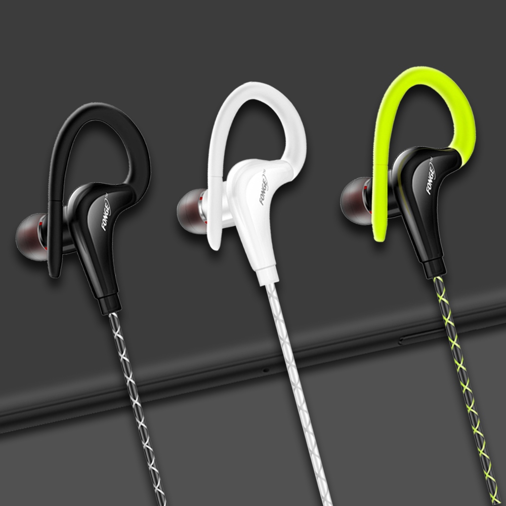 【Ready】
 Sports Earphone Hifi Stereo 3.5mm In Ear Earphones Running Headset With Mic For Xiaomi