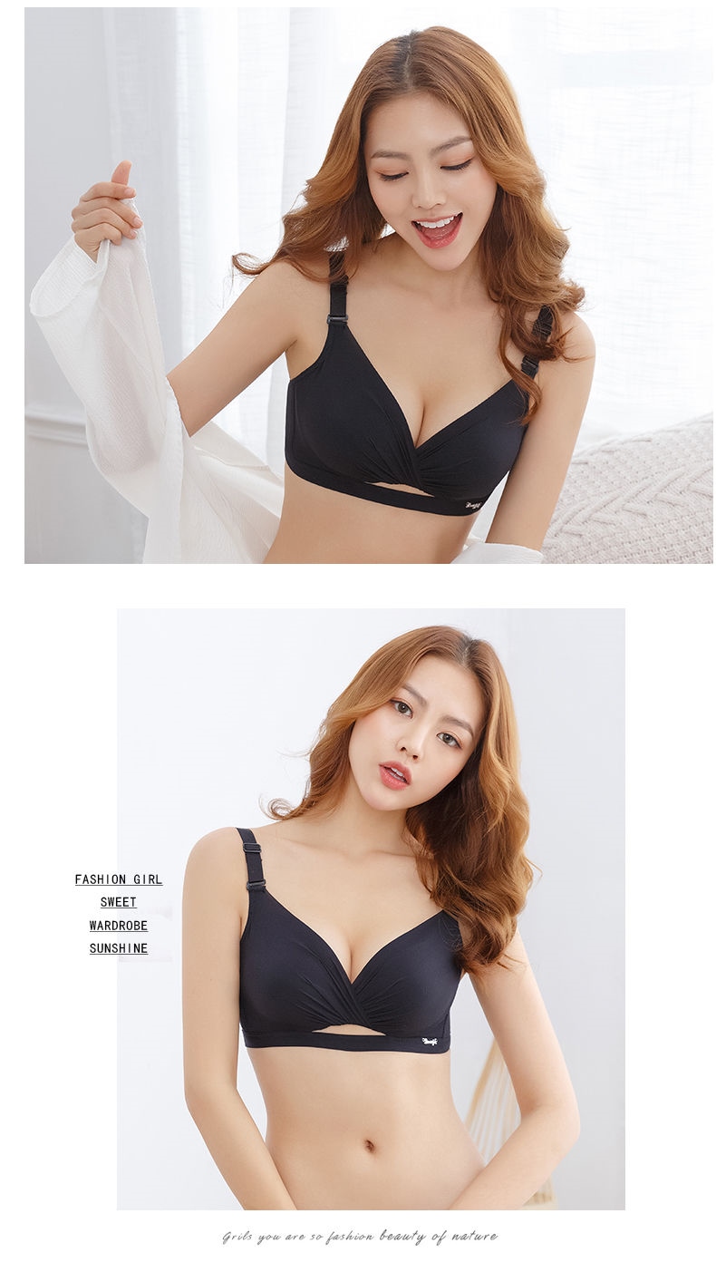 Super 8 cm thick together small cup flat-chested 8 cm bras girl sexy adjusting thickening underwear without steel ring 16
