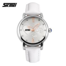 So Sánh Giá [100% Genuine]SKMEI Quartz Watch Women Watches Women’s Leather Dress Fashion Brand Waterproof Wristwatches – intl   NanXiangZi