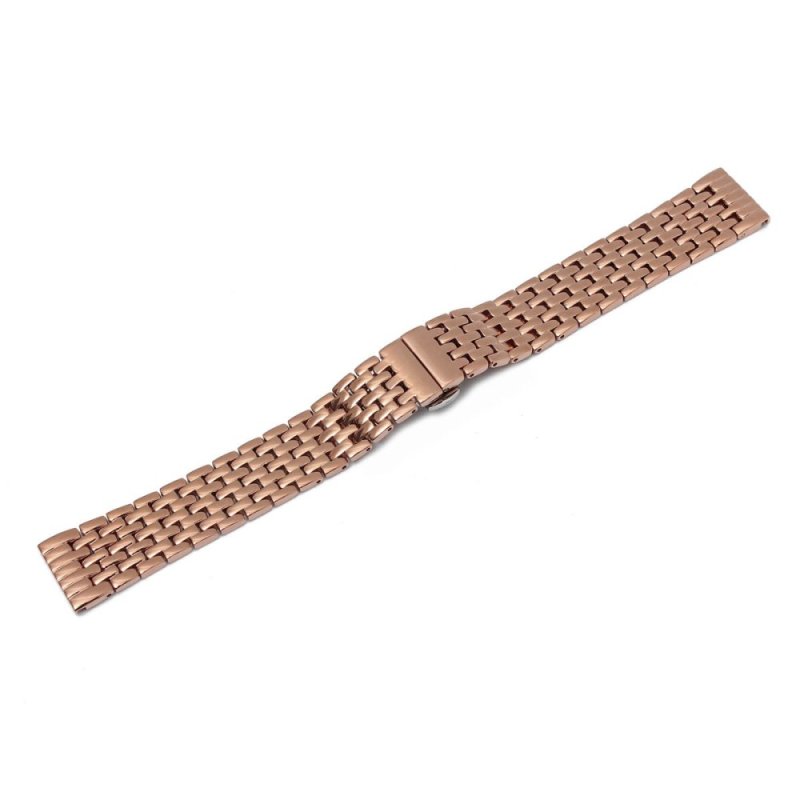 20mm Stainless Steel Wrist Watch Band Bracelet Strap Push Button
Clasp Buckle - intl bán chạy