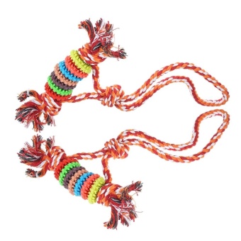 2pcs Chew Toy with Rope Fetch and Tug Rope Interactive IQ Pet DogToy .
