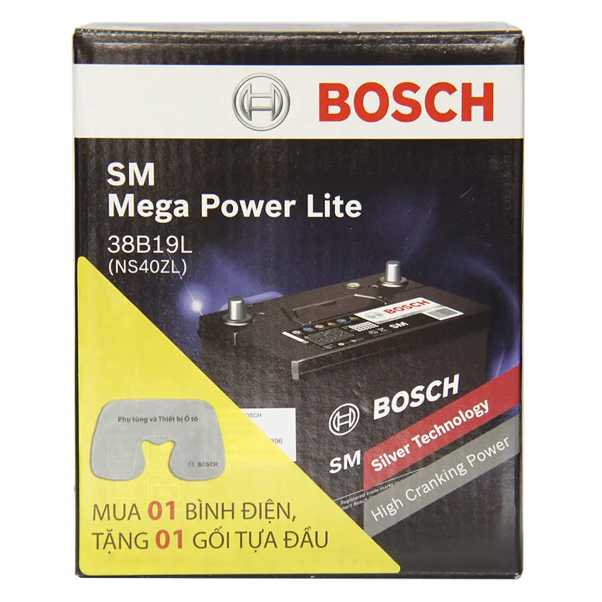 Bình Ắc Quy Xe Hơi Ôto Khô BOSCH Xe Honda Jazz / City Tất cả các đời