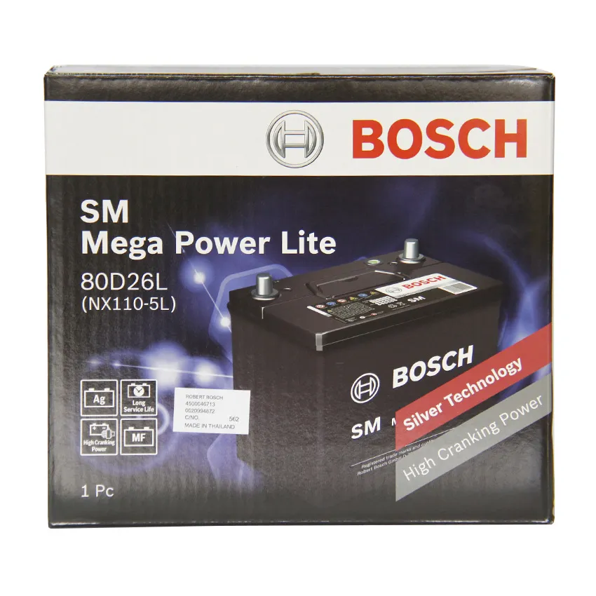 Bình Ắc Quy Xe Hơi Ôto Khô BOSCH Xe Mazda 3 Tất cả các đời