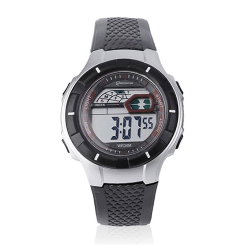 Allwin Watches Women Men Famory LED Digital Electronic LuminousQuartz Wristwatch black - intl bán chạy