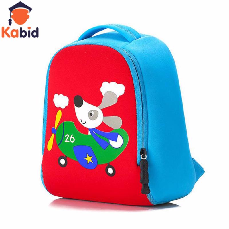 Giá bán Balo mẫu giáo siêu nhẹ Kabid (Đỏ phối xanh)