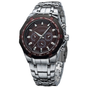 Bounabay Brand Watch Men Luxury Hot Design Military Sports Wrist watches Digital Quartz Full Steel Watch 8084 - intl  
