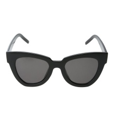 Giá Niêm Yết Chic Cat Eye Unisex Box Sea Sunglasses (Black Frame Grey Lens) – intl   crystalawaking