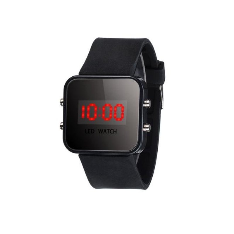 Coconiey LED Screen Digital Silicone Strap Girl Boy Quartz Sport Kids Wrist Watch Black  - intl bán chạy
