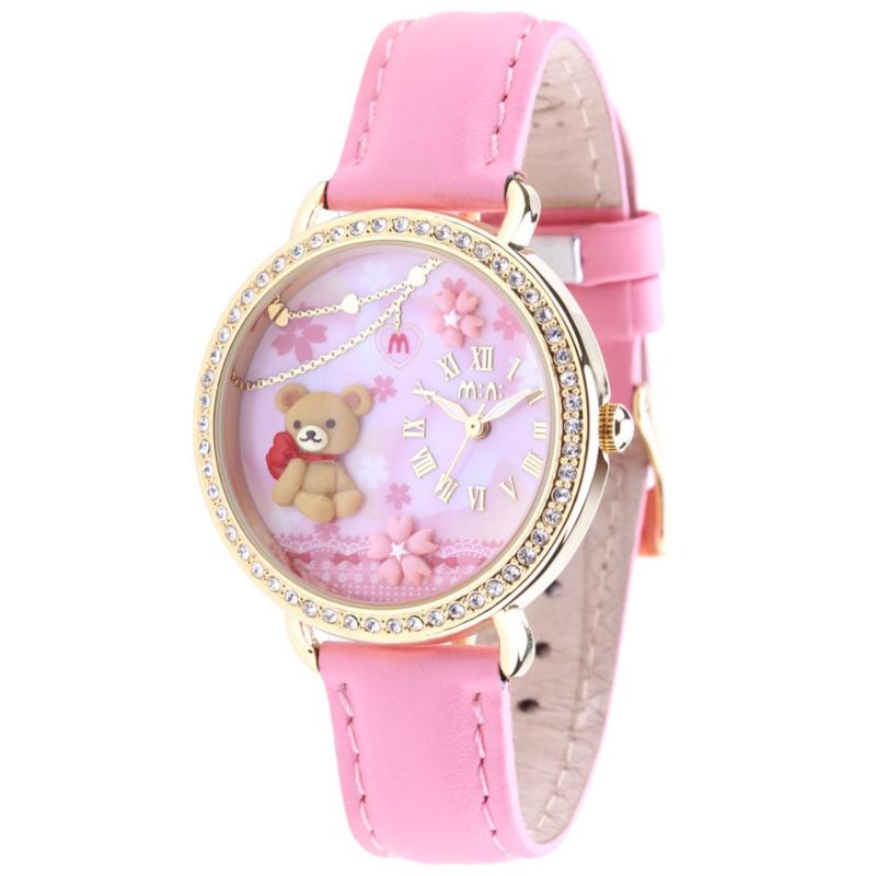 Nơi bán Đồng hồ 3D MINI Hàn Quốc dây da Teddy MI033