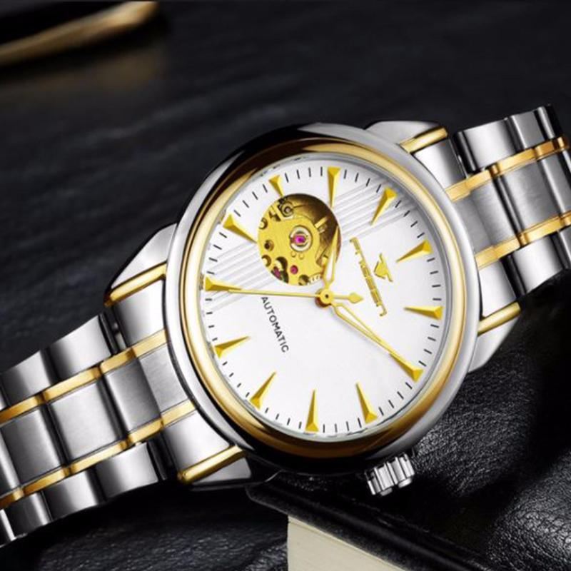 Nơi bán Đồng hồ AUTOMATIC mặt kính saphia cao cấp, chống nước tốt 3802