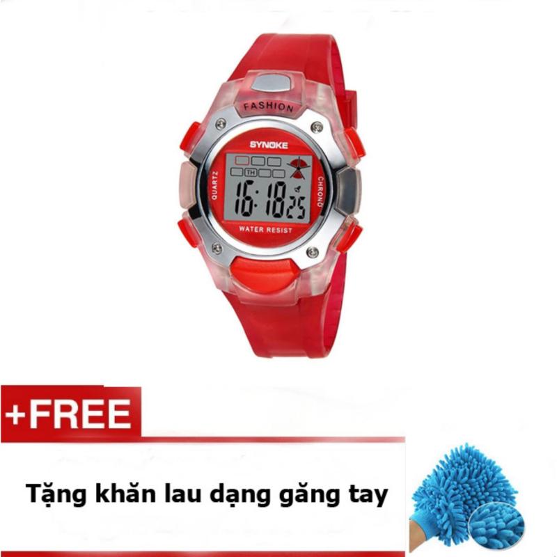 Nơi bán Đồng hồ cho trẻ em Synoke 99319 (Đỏ) + quà tặng
