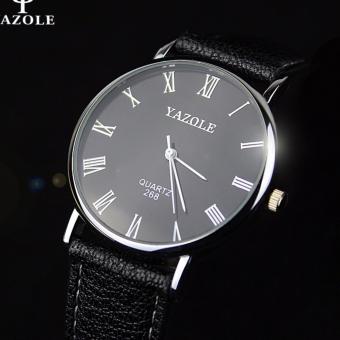 Đồng hồ dây da nam Yazole 268 phong cách Classic  