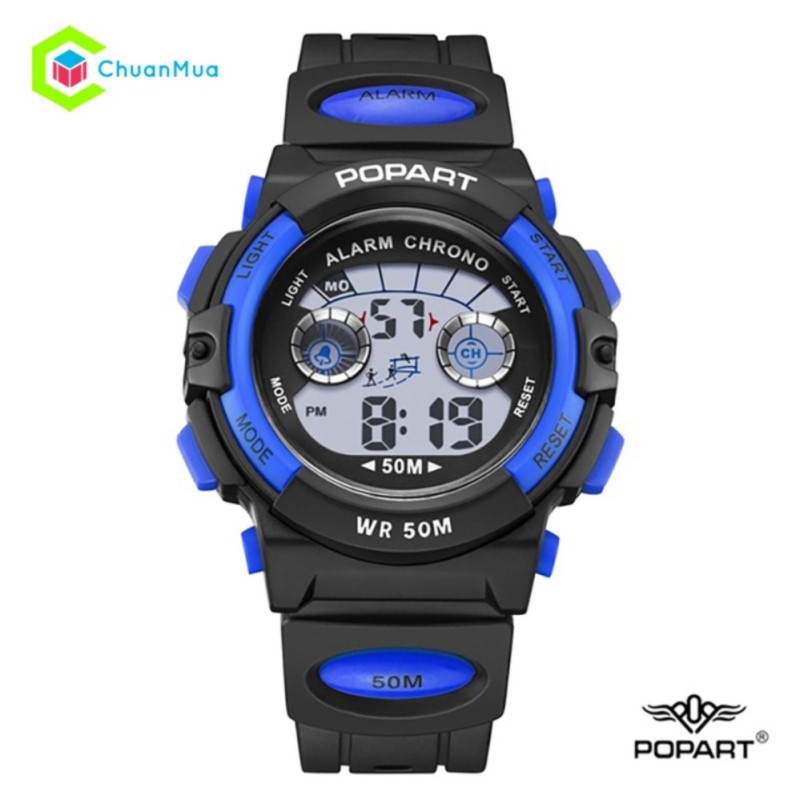 Đồng hồ Điện Tử Bé trai Popart DHA398 Chống Nước - Xanh Dương bán chạy