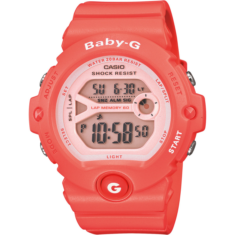 Đồng Hồ Điện Tử Nữ Dây Nhựa Casio Baby-G Bg-6903-4dr (Cam) bán chạy